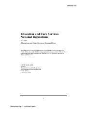 bet 653|Education and Care Services National Regulations (2011 SI 653).